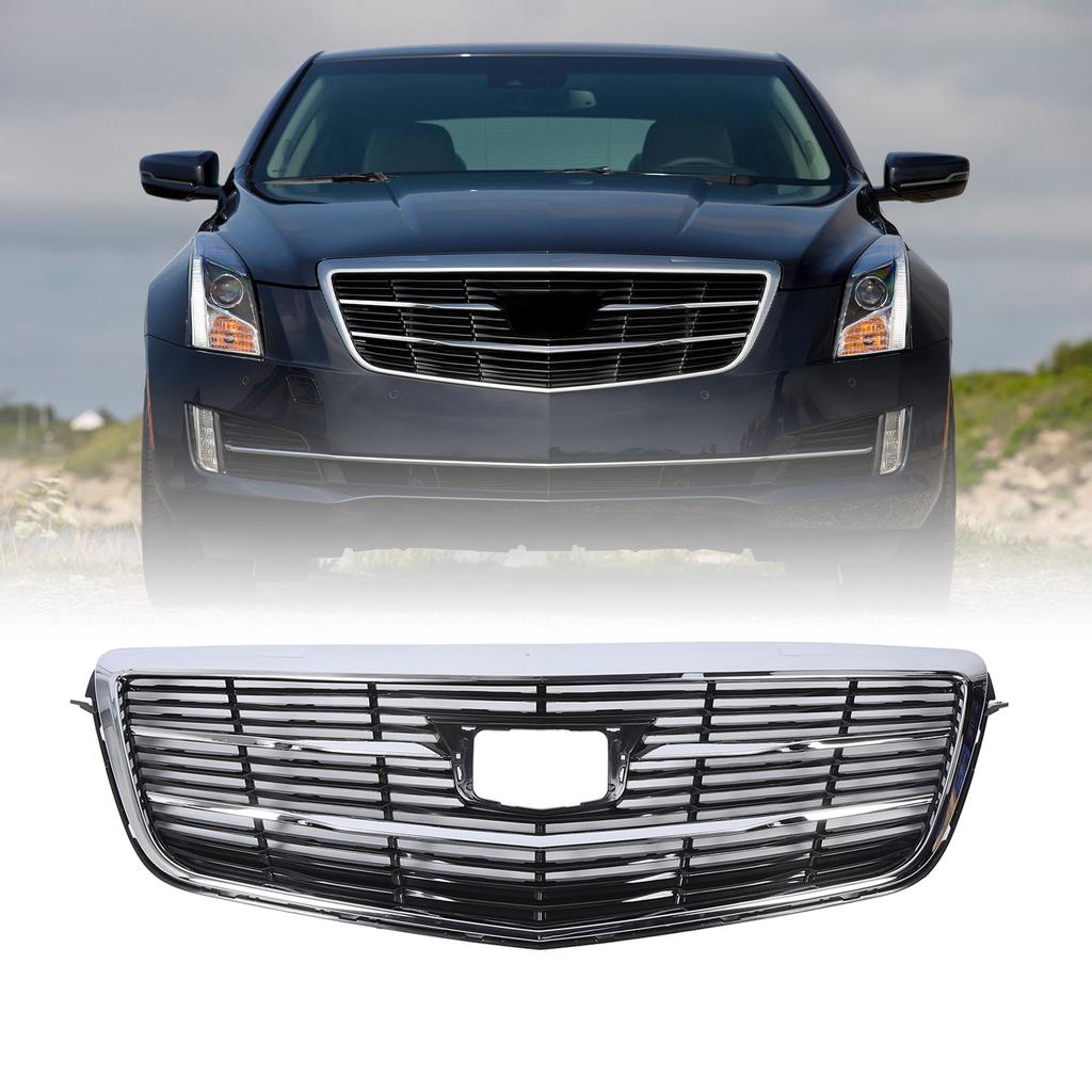 Front Bumper Upper Grille 22879627 Rugged Front Upper Hood Grill Replacement for ATS 2015-2019