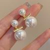 Silver Needle, a Two-wear French Pearl Earring, Women's Light Luxury Niche High-end Stud Earrings, Popular Ears In the Year