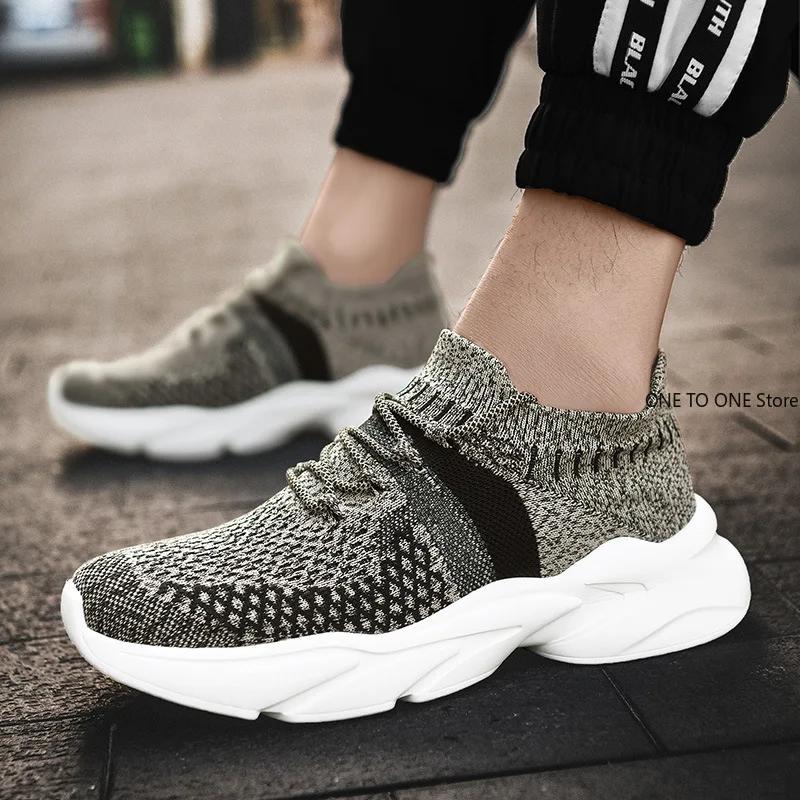 Fashion 2025 Men Shoes Comfortable Sneakers Breathable Running Shoes for Men Mesh Tenis Sport Shoes Waling Sneakers Sapato Masculino Bhi