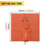 Flexible Silicone Heater Pad 220V for 3D Printer Bed Custom Silicone Heating Sheet with Adjustable Temperature and Uniform Heat