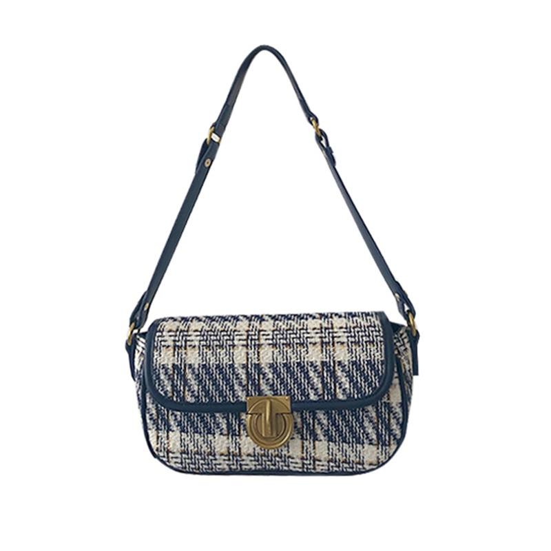 IELGY niche design belt buckle small fragrance all-match messenger bag