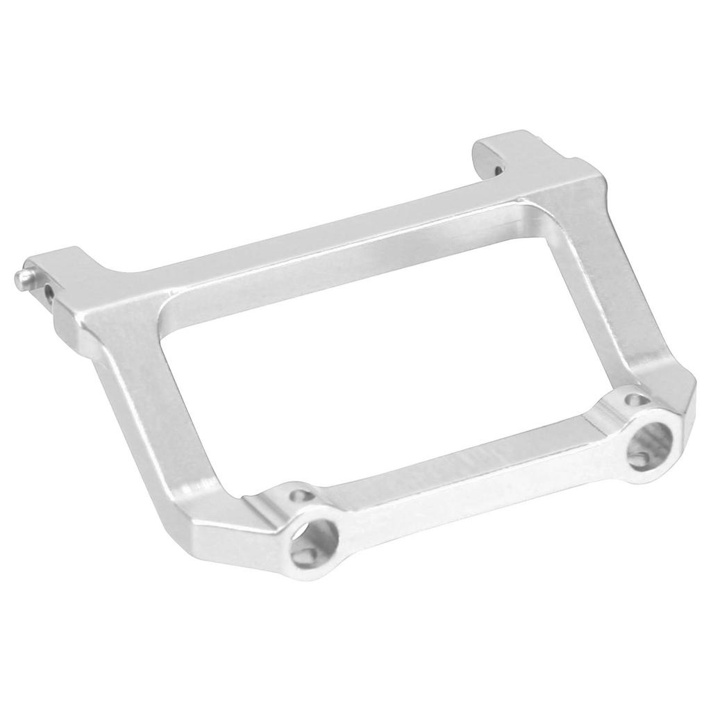 RC Aluminiumlegierung Frontstoßstangenhalterung für Axial SCX24 C10 124 RC Auto Upgrade TeileSilber