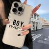 BOY mama Artistic Letter Pattern Phone Case For Xiaomi Redmi Note 15C 14 13 12S 12C 11 10C 13C 10s A1 A2 A3 Pro Plus 5G soft TPU