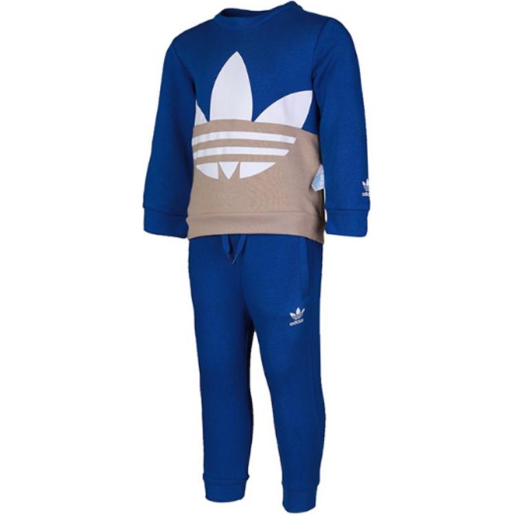 Adidas Originals Casual Sportswear CREW SET Blue Children Aged 3 7 Years Old GN6784 122