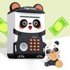 Electric Piggy Bank Kawaii Panda Moneybox Password Fingerprint Banks To Save Cash Coin Toy for Children Birthday Christmas Gifts