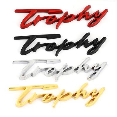 3D Metal Trophy Logo Car Stickers Emblem Trunk Badge Auto Decals For Renault Megane 2 3 4 RS Grandtourer GT MG 5 6 MG6