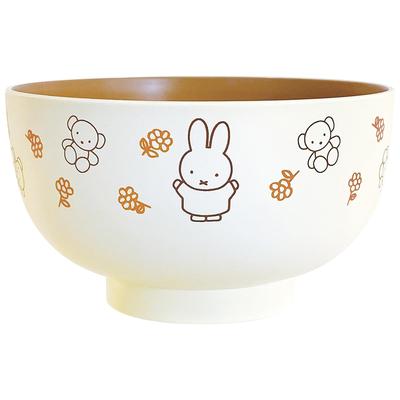 Dick Bruna Lacquerware Soup Microwave and Dishwasher Miffy Teddy Made In Item Number 413505 "Miffy" Bowl, Bowl, Approx. 12cm, Safe, Tableware,