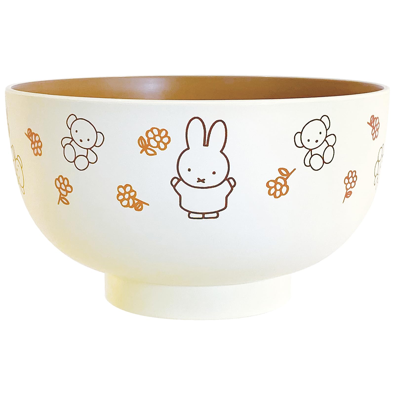 

Dick Bruna Lacquerware Soup Microwave and Dishwasher Miffy Teddy Made in Item Number 413505 Miffy Bowl, Bowl, Approx. 12cm, Safe, Tableware, белый