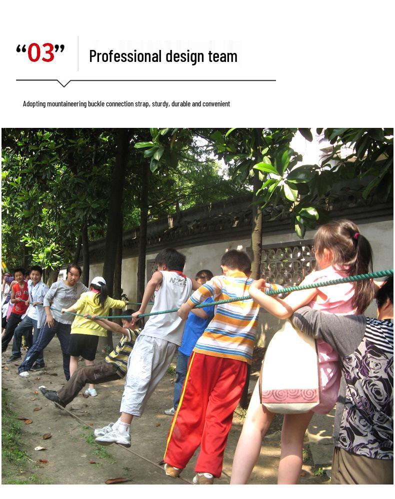 Versatile Outdoor Climbing Rope Ladder & Swings for Children's Physical Training In Kindergarten