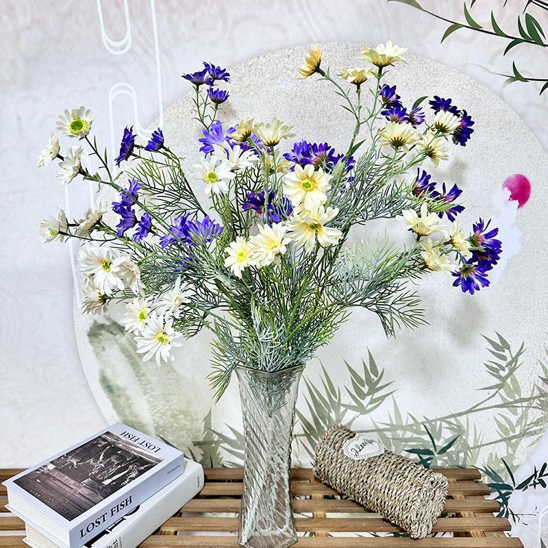 Artificial Flower Chrysanthemum Wedding Hotel Restaurant Decoration Desktop