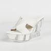 10.5cmEuro Crystal Chunky Heel Slippers Rhinestone Platform Shoes LFD-1108WG-F3