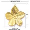 5pcs/Lot Cute Love Heart Stainless Steel DIY Earrings Charms Bow Knot Star Moon Necklace Pendants Women's Eye Cross Jewelry