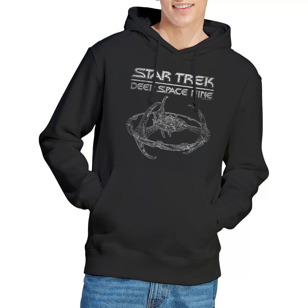 Star Trek Mens Deep Space Nine Station Hoodie