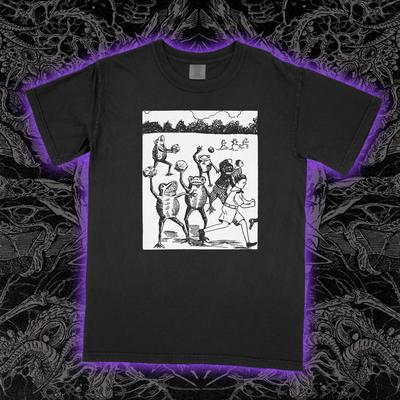 CASSE-TOI D'ICI T-shirt illustration eau-forte années 1800 vintage grenouille crapaud T-shirt unisexe