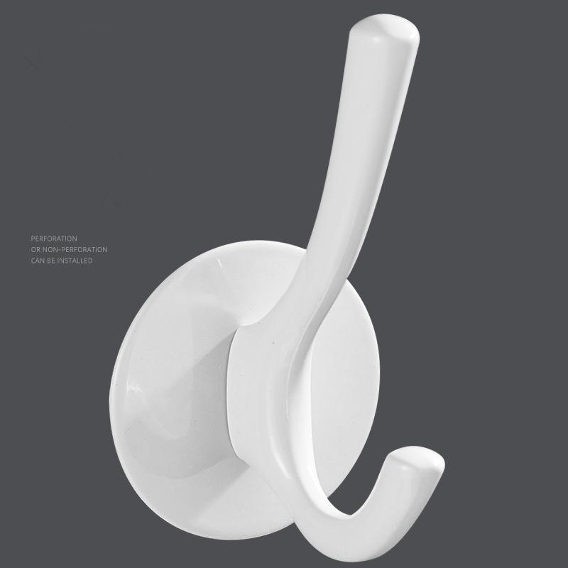 Tuqiu Robe Hook Clothes Hook Black Clothes Rack Hanger Towel Hanger SS Material Kitchen Hook Door Hanger Nial Free