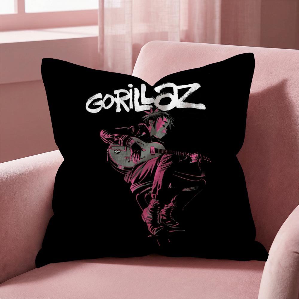 Band Cool G-Gorillaz Kissenbezug Mehrzweck-Kissenbezug für Zuhause & Auto - Wendbar, Weich & Langlebig für den täglichen Gebrauch
