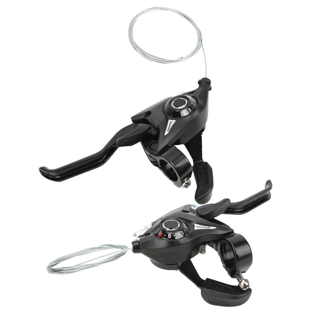 WAKE Bicycle Shifter Brake MTB Road Bike Riding Cycling Disc Brake Levers with Shift Cable3X8 24