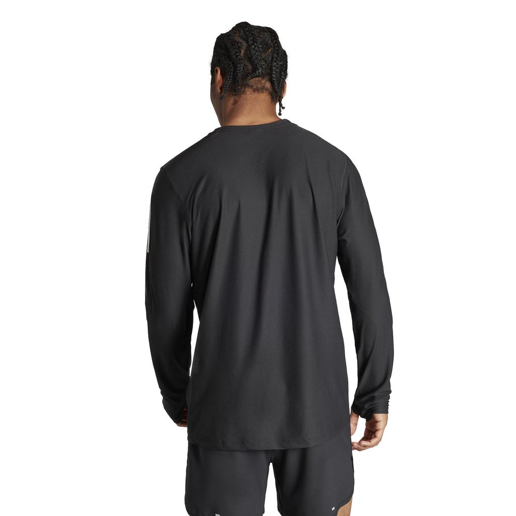 Adidas Own the Run Langarm Laufshirt Schwarz Größe XL T-Shirt, Herren IKM72, (IN1486),