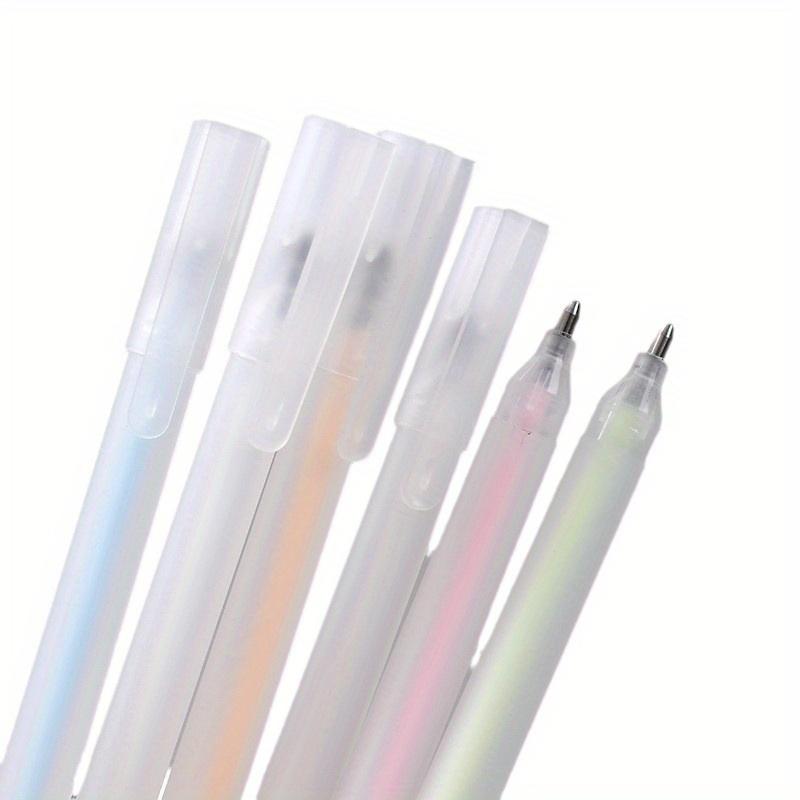 6pcs Glue Pen Candy Color Quick-dry Dot Glue Sticks High Viscosity Dispensing Pen Cute Paper Glue School Stationary