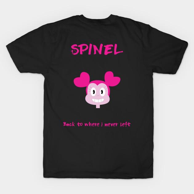 Men Black Print T-shirt Steven Universe - Spinel No-Cut Transfer Paper Print Cotton Tshirt XL