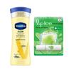Vaseline Intensive Care Lotion & Mentholatum Apple Lip Balm Set