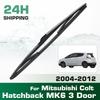 Rear Windshield Wipers Blades,Premium All-Season Wiper blades Replacement For Mitsubishi Colt Hatchback MK6 3 Door 2004-2012