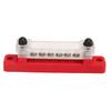 48V 150A 6 Terminal Bus Bar Power Distribution Block with Cover M6 Studs M4 Screws for Car RV   Marine Boat