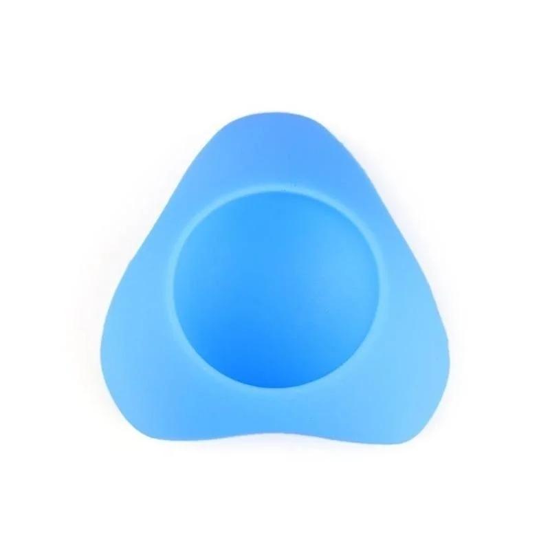 Kreativer Eierbecherhalter aus Silikon, lebensmittelecht, für gekochte Eier, Aufbewahrung, Schutz für Küchen- und Kochutensilien, zufällige Farbe