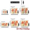 2D FLAT PRINTING 2pcs Curtains (Without Rod) Floral Elegance In Pink April Fools Is Day Festival Chic Print Curtains Polyester