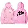 Hot Rapper Maka 2025 New In Album Aura Double Sided Printed Hoodie Unisex Vintage Fleece Pullovers Men Women Casual Sweatshirt
