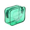 Women's Fashion Portable Sequin Love Heart Cosmetic Bag Zipper Pouch Cute Travel Toiletries Storage Bag