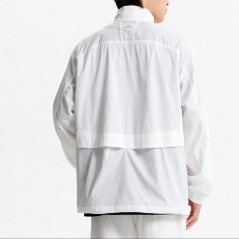 New Balance Summer Seersucker Stand Neck Windbreaker B1 Nbnaf31713 10 59