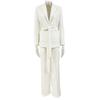 2026 European & American Beaded Trim Waistband Suit with Long Pants - Two-Piece Set
