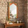 Wooden Painted Wall Decor Fram Mirror-Bedroom Mirror Home Decor Art Furniture | Wall Living Fram Decor Mirror-Indian Painted Beautifull Fram