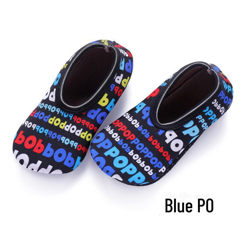 

Нескользящие бархатные бахилы для младенцев и малышей на весну и зиму - мягкие, толстые носки для раннего образования XL, Bottom length 18-20cm