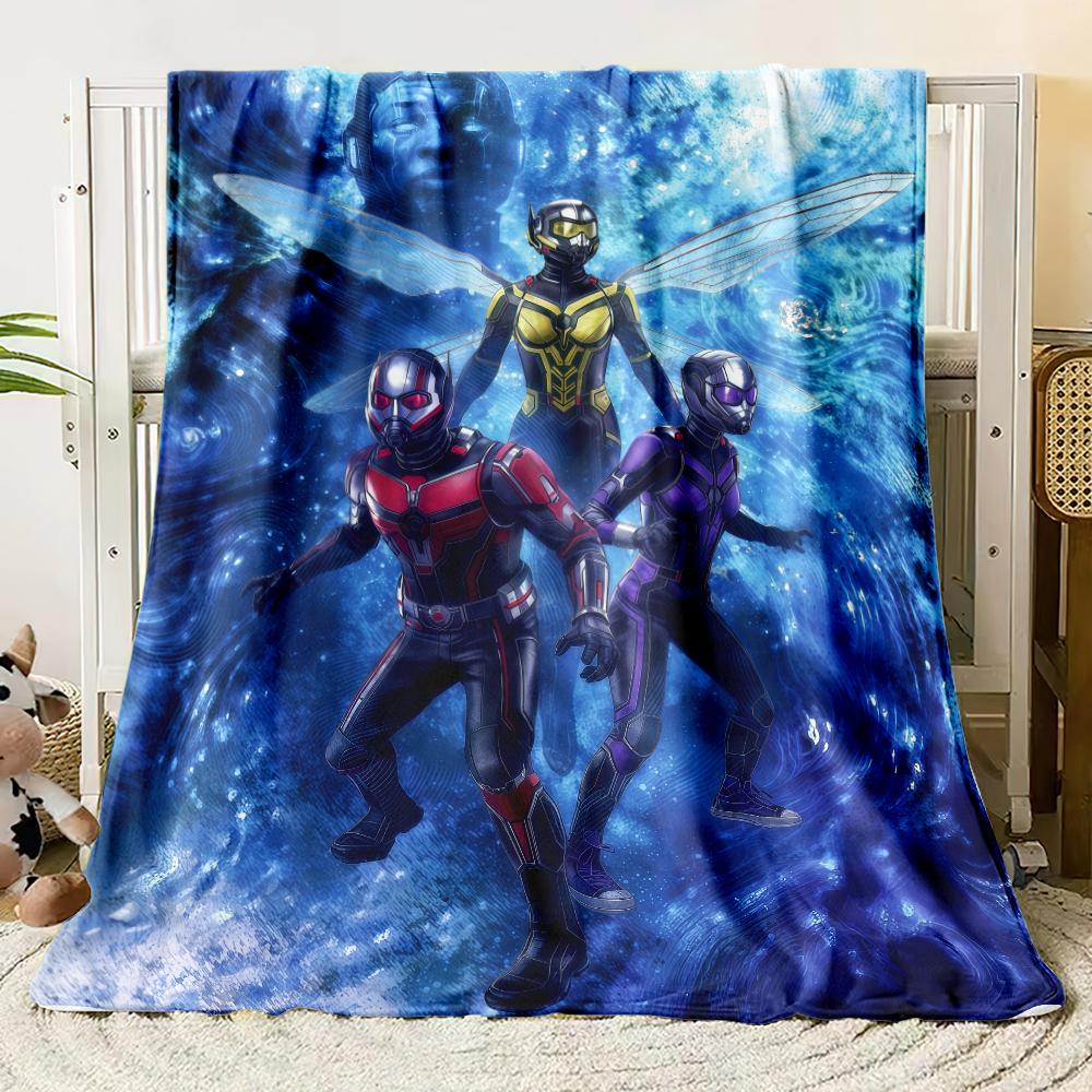 Marvel Flannel thin Blanket Bedroom Living Room Sofa Blanket Student Nap Office Nap Camping Trip Girlfriend Gift