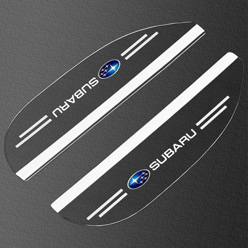 2pcs Car Side Rearview Mirror Guard Cover Rain Eyebrow Covers Stickers For Subaru Forester SG SJ SH Crosstrek Legacy Tribeca XV