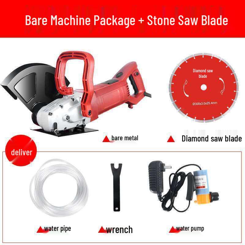 Multi-Functional Dust-Free Handheld Wall and Concrete Grooving Machine