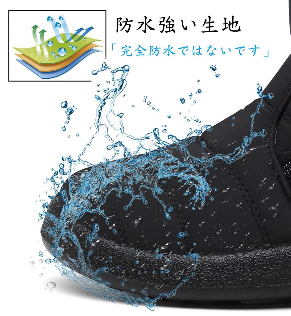 ZUSERIS Short Snow Warm Fleece Warm for Cotton Shoes Women's Boots, Water-Repellent, Non-Slip, Lightweight, Lining, Winter, Casual,