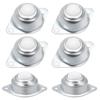 6Pcs Carbon Steel + Nylon Roller Ball Transfer Bearing  Transmission Furniture