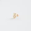 Lunne 14K Teddy Bear Stone Piercing (14K Gold) #E03