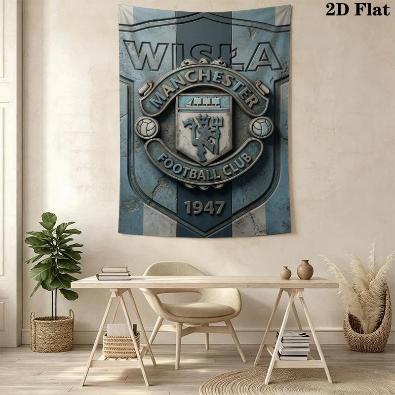 Manchester Football Club Crest Bedding 1 Duvet Cover 2 Pillowcase Without Core Soft And Comfortable Christmas Birthday Gift Bedding Set