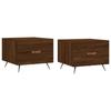 VidaXL Coffee Tables 2 Pcs Brown Oak 50x50x40 Cm Engineered Wood 829347
