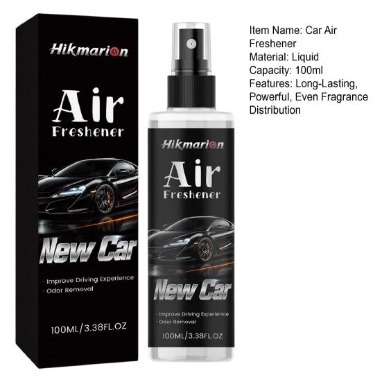 Car Interior Deodorizer Air Freshener Spray, New Scent Odor Eliminator for Smoke Food Pet, 100ml Fresh Fragrance Vehicle Interior, Portable