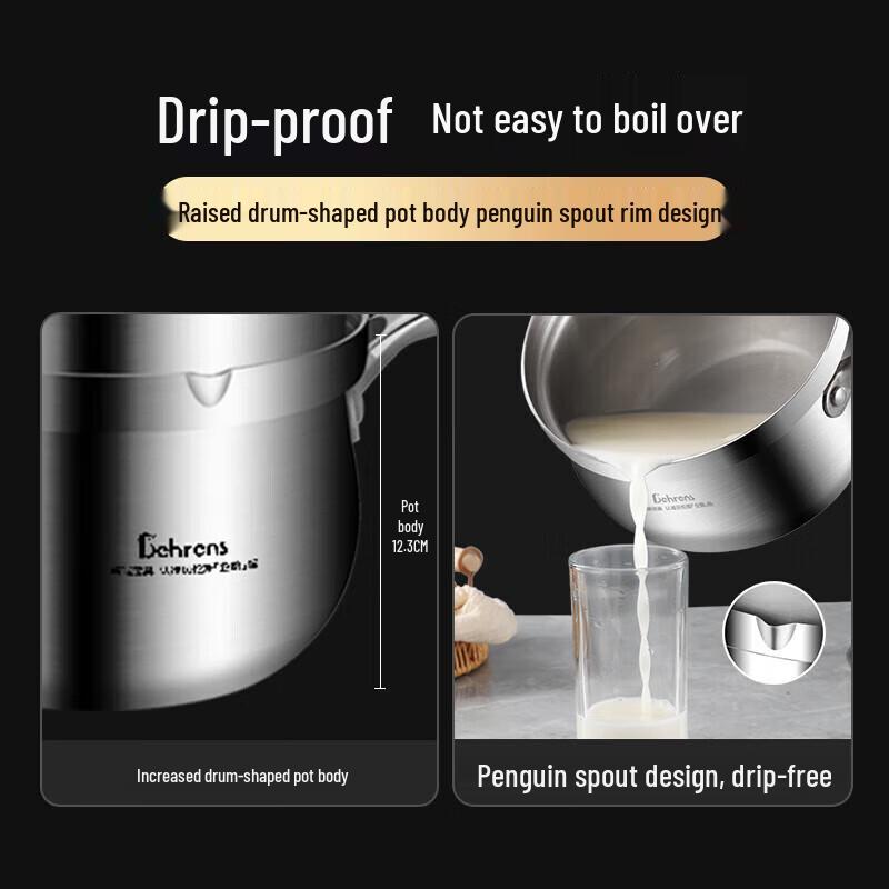 Berens 16cm Penguin 3-Ply Stainless Steel Milk Pot