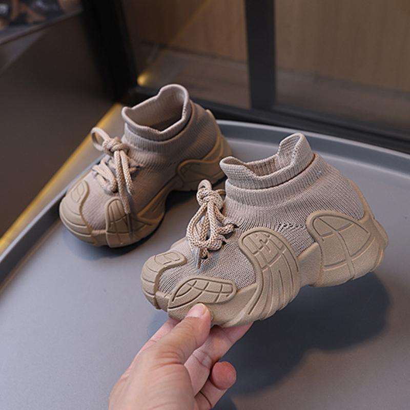 New Spring and Autumn Boys and Girls Fashionable and Versatile Breathable Mesh Soft Sole Wear-resistant Casual Sports Shoes