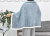 Flannel Embossed Shawl Blanket: Light Luxury, No Pilling, No Fading, Machine Washable, Ideal for Naps & Air Conditioned Spaces.