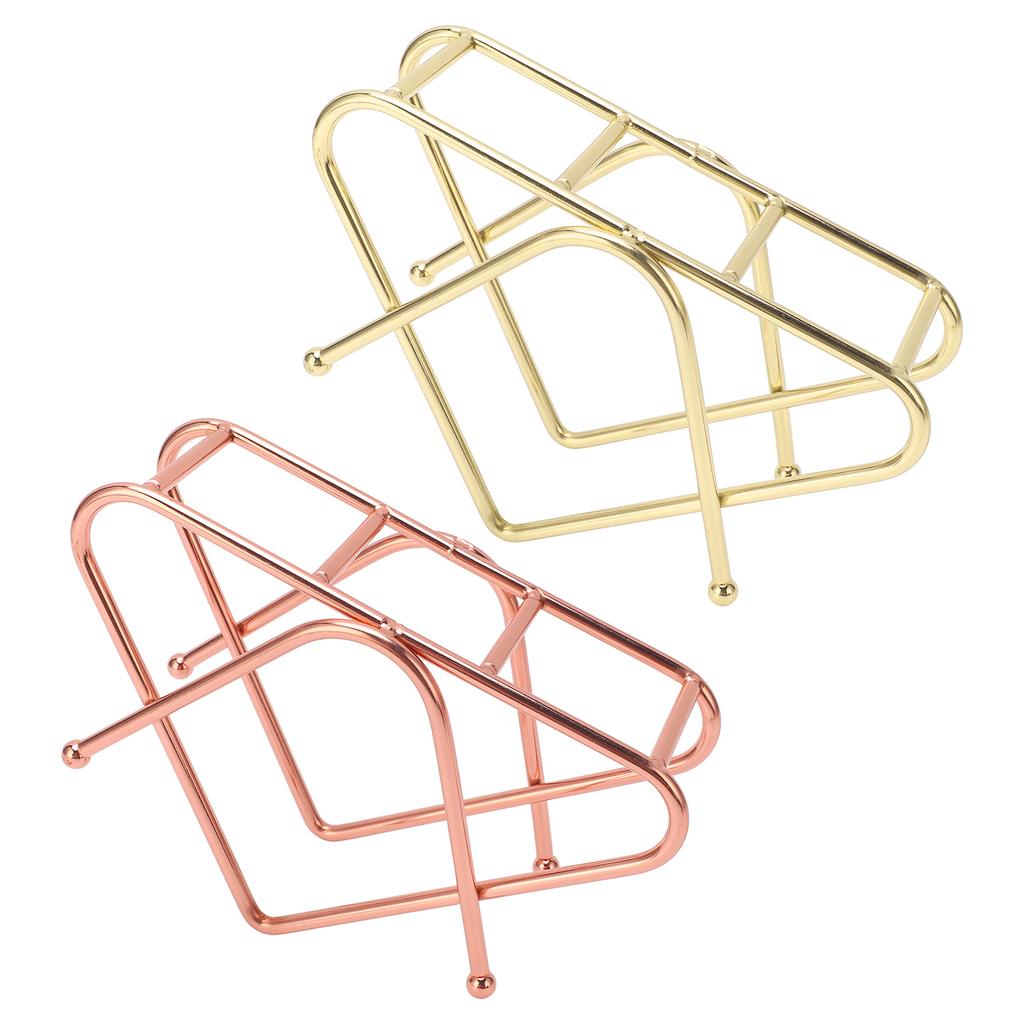 Napkin Holder Iron Art Vertical Style V Shape Large Capacity Bottom Thickening Widening Design Paper