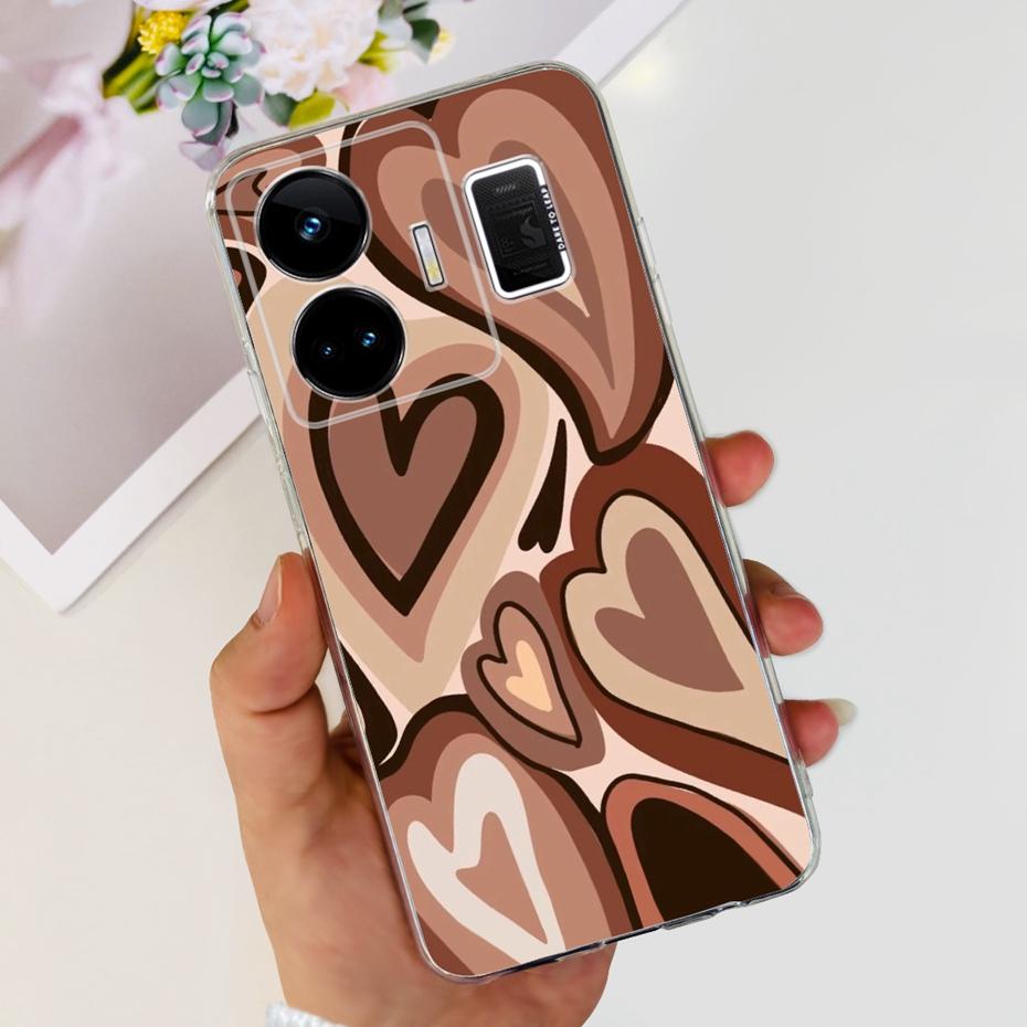 Fashion Pattern Phone Case For Realme GT Neo 5 GT3 240W Soft Silicone TPU Back Cover For Realme GT3 GT Neo5 RMX3706 RMX3709