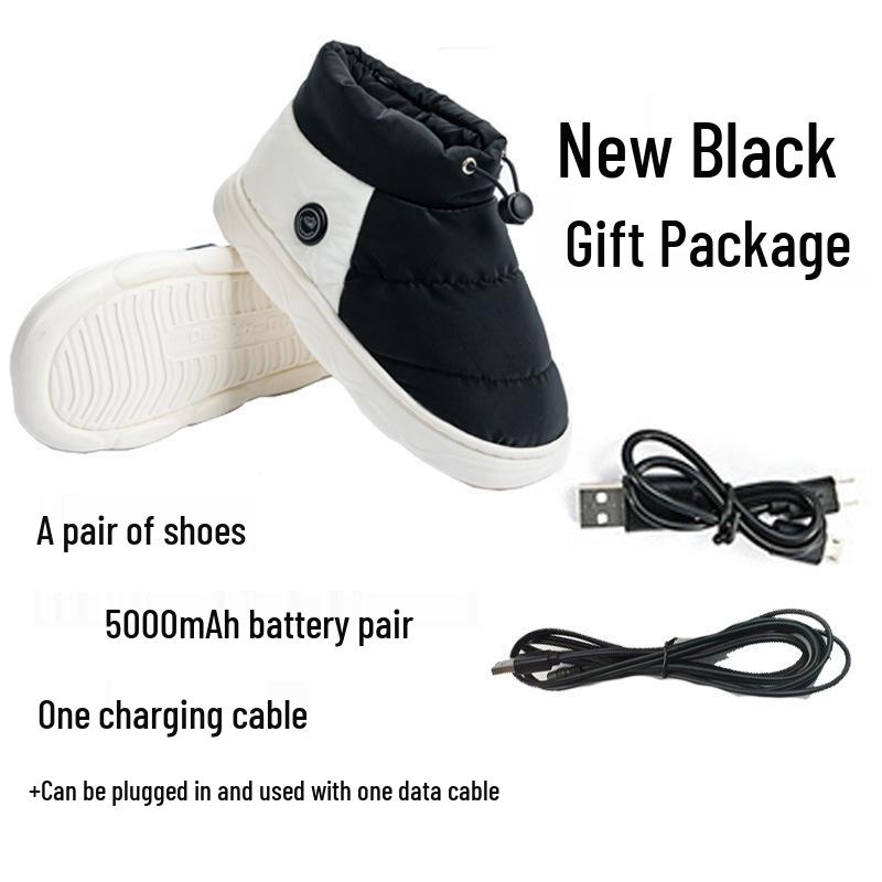 Rechargeable Heated Warm Shoes - Electric Cotton Foot Warmers